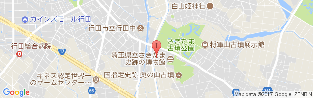 行田市斎場　地図